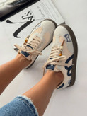 کتونی ونس مینیمال زنانه سفید کرم مشکی | کفش اسپرت Vans Minimal