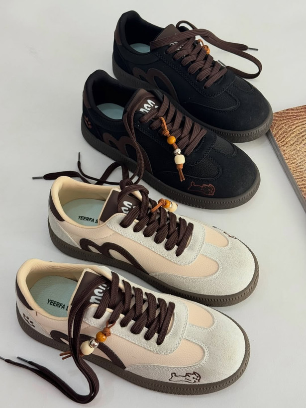 کتونی ونس مینیمال زنانه سفید کرم مشکی | کفش اسپرت Vans Minimal