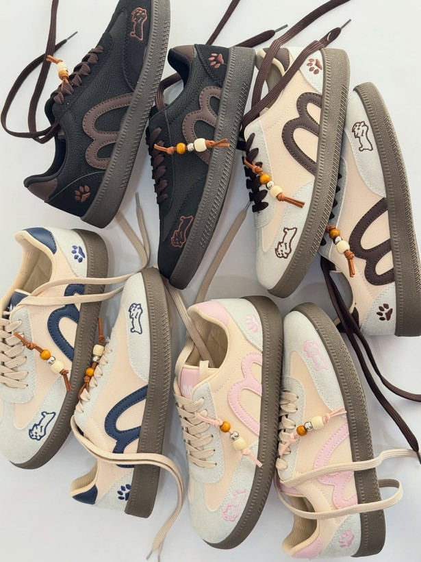 کتونی ونس مینیمال زنانه سفید کرم مشکی | کفش اسپرت Vans Minimal