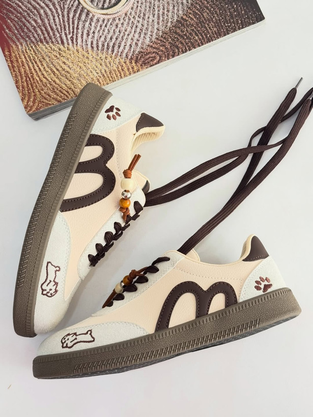 کتونی ونس مینیمال زنانه سفید کرم مشکی | کفش اسپرت Vans Minimal