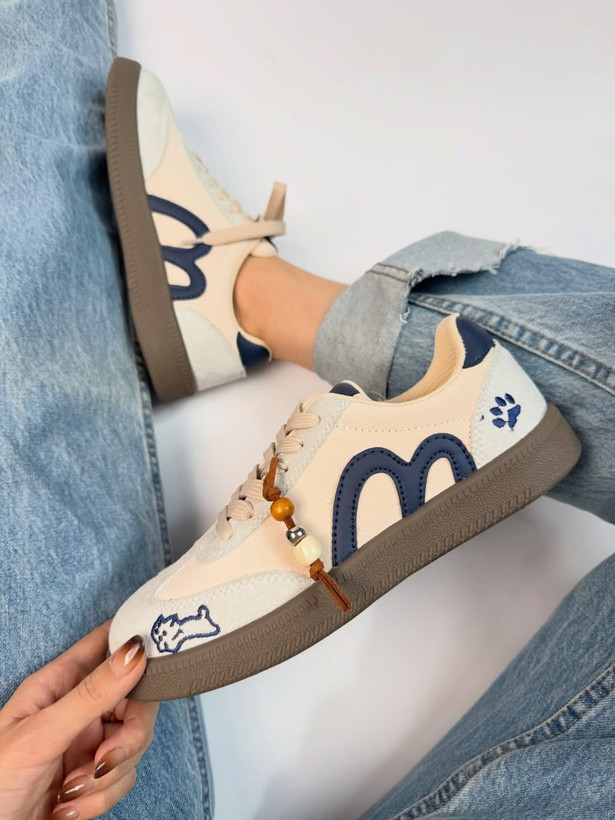 کتونی ونس مینیمال زنانه سفید کرم مشکی | کفش اسپرت Vans Minimal