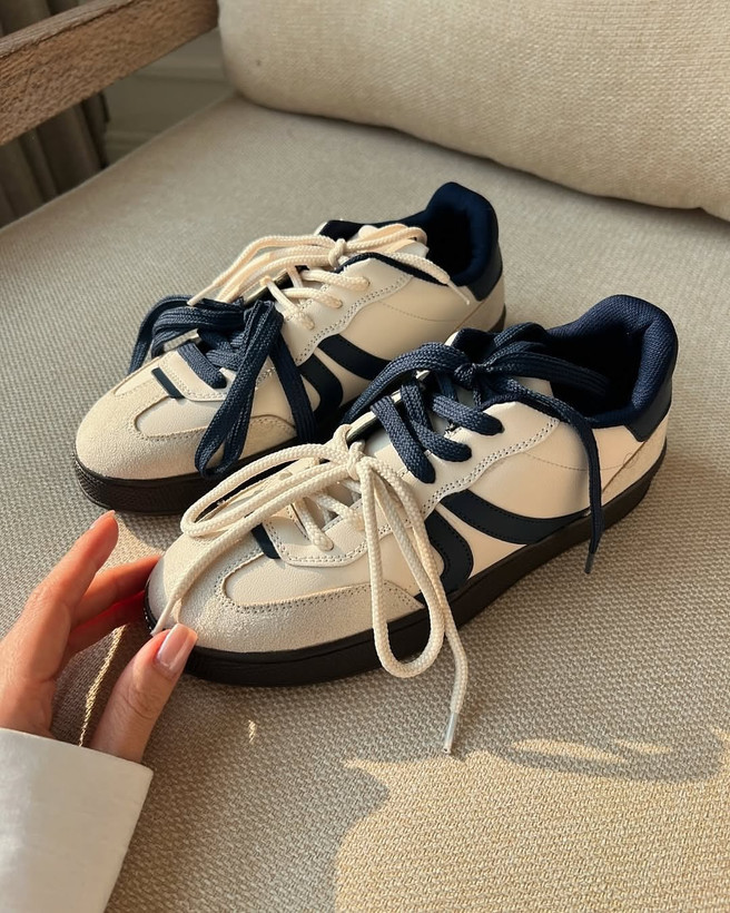 کتونی اسپرت Aurora زنانه | رنگ قهوهای، سورمهای و مشکی | کفش جذاب