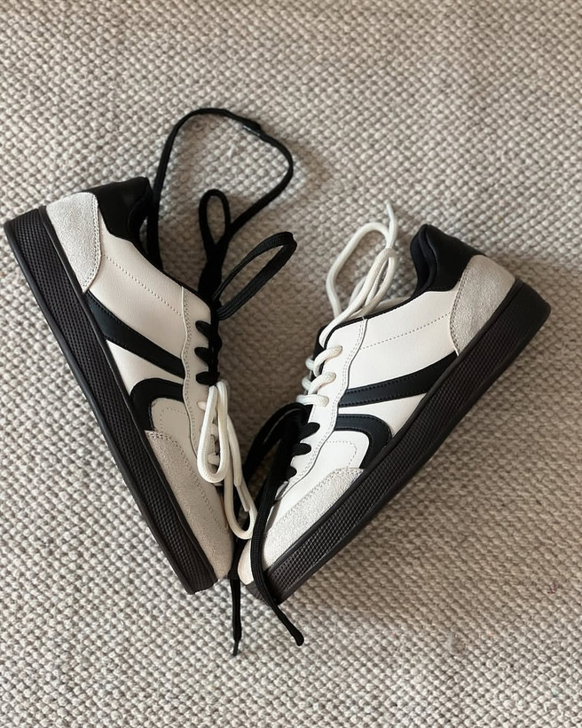 کتونی اسپرت Aurora زنانه | رنگ قهوهای، سورمهای و مشکی | کفش جذاب