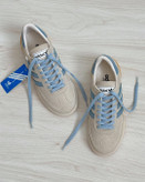 کتونی ادیداس ساموآ کرم آبی | کفش اسپرت Adidas Samoa