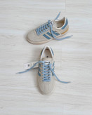کتونی ادیداس ساموآ کرم آبی | کفش اسپرت Adidas Samoa