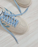 کتونی ادیداس ساموآ کرم آبی | کفش اسپرت Adidas Samoa