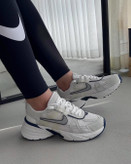 کتونی نایک V2K سفید با خط سورمه ای | Nike V2K white-blue line Sneakers