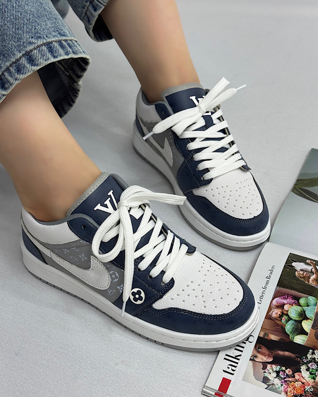 کتونی جردن وان ساق LV دخترانه | Nike Air Jordan 1 Low LV