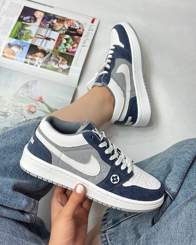 کتونی جردن وان ساق LV دخترانه | Nike Air Jordan 1 Low LV