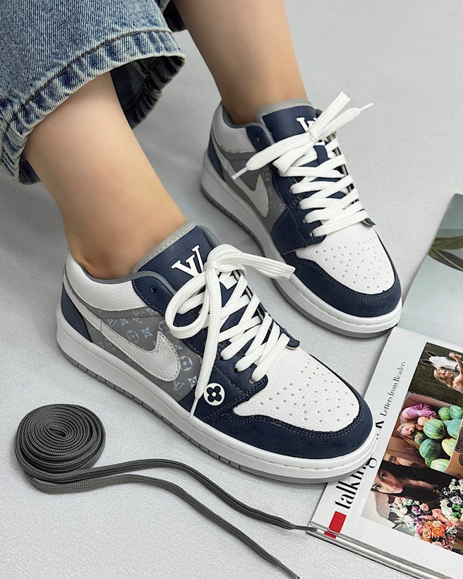 کتونی جردن وان ساق LV دخترانه | Nike Air Jordan 1 Low LV