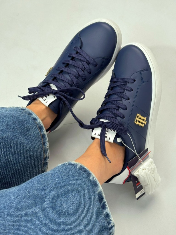 کتونی ونس تامی هیلفیگر سورمهای | کفش اسپرت Tommy Hilfiger Navy Blue شیک و راحت