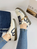 کتونی ونس Cat M دخترانه | کفش طرح گربه و حرف M | Vans Cat M Sneakers